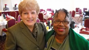 The beautiful smiles of Delray Interfaith Clergy Association members Donna Brueggmann of the First Church of Christ, Scientist, Boynton Beach, and the Rev. Joanna Gabriel, Unity Church of Delray Beach.